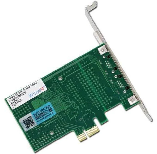 Alt view image 7 of 12 - PC Computer Gigabit Ethernet PCI Express PCI-E Network Controller Card 10/100/1000Mbps RJ45 Lan Adapter Converter ISCSI BCM5709C