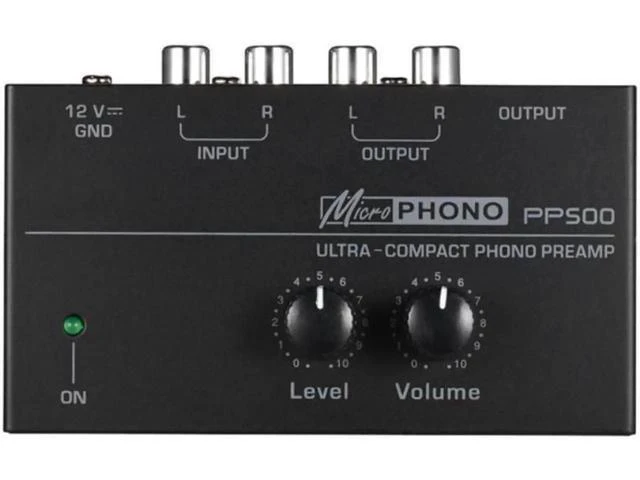 Alt view image 7 of 12 - Aomoproing Pp500 Ultra-Compact Phono Preamp Preamplifier with Level & Volume Controls Rca Input & Output 1/4 Inch Trs Output Interfaces
