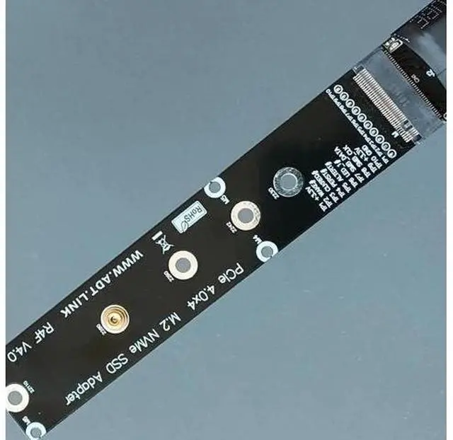 Alt view image 8 of 12 - M.2 NVMe SSD Extension Cable Extender PCIe4.0 X4 Full Speed NVMe M-Key Supports M.2 NVME, Ultra SSD SSD Drives