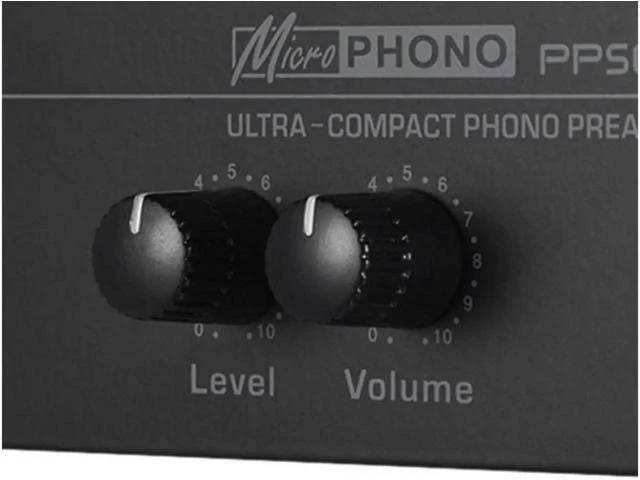 Alt view image 10 of 12 - Aomoproing Pp500 Ultra-Compact Phono Preamp Preamplifier with Level & Volume Controls Rca Input & Output 1/4 Inch Trs Output Interfaces