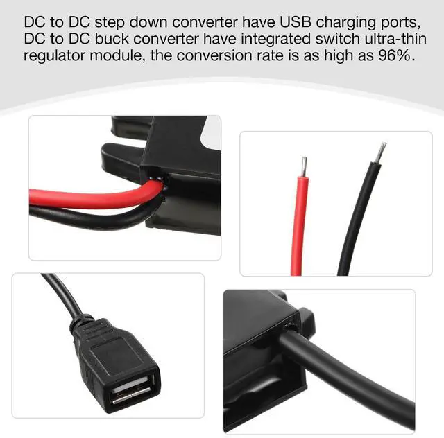 Alt view image 9 of 12 - 1 Piece 12v to 5v Dc Converter Buck Module USB Output Power Adapter Dc Car Power Converter Regulator