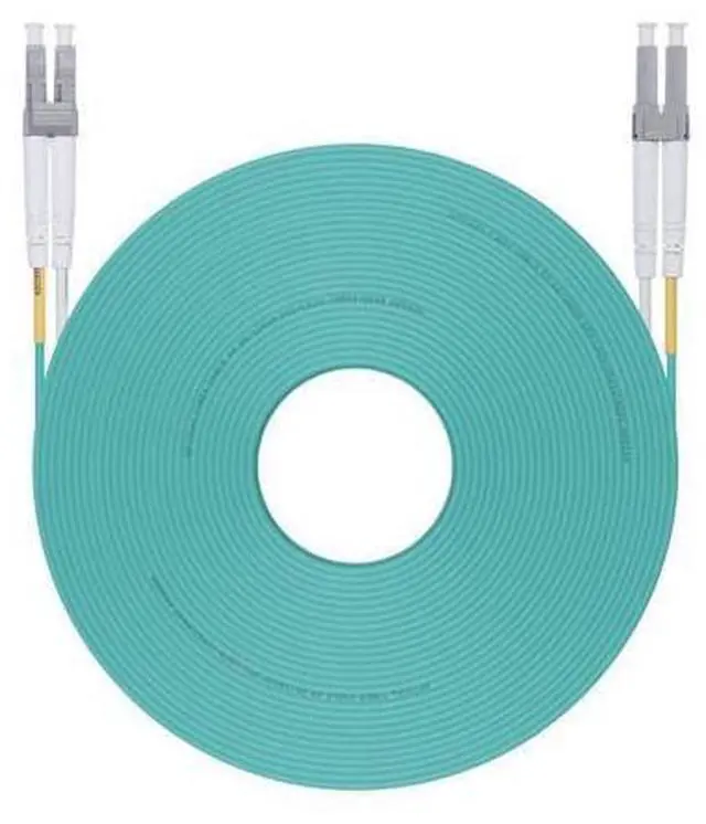 Alt view image 8 of 14 - 50M OM3 LC to LC Fiber Patch Cable, 10Gb Multi-Mode Jumper Duplex LC-LC UPC 50/125um, LSZH, Fiber Optic Cord for 10G/1G MMF SFP Transceiver, Networks and More, 50-Meter(164ft), Green