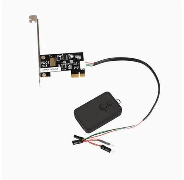 Alt view image 7 of 10 - computer desktop switch Internet cafe | home computer desktop case switch wireless computer lock remote control PCIE interface PCI interface5