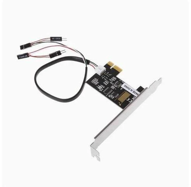 Alt view image 9 of 10 - computer desktop switch Internet cafe | home computer desktop case switch wireless computer lock remote control PCIE interface PCI interface5