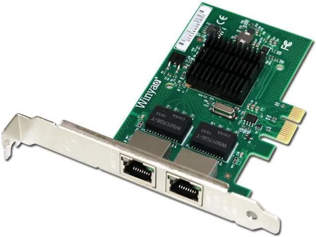 Alt view image 9 of 12 - PC Computer Gigabit Ethernet PCI Express PCI-E Network Controller Card 10/100/1000Mbps RJ45 Lan Adapter Converter ISCSI BCM5709C