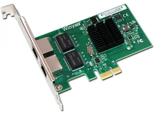 Alt view image 10 of 12 - PC Computer Gigabit Ethernet PCI Express PCI-E Network Controller Card 10/100/1000Mbps RJ45 Lan Adapter Converter ISCSI BCM5709C