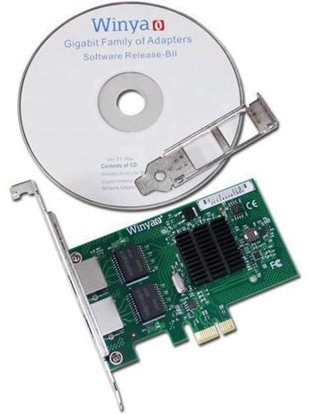 Alt view image 11 of 12 - PC Computer Gigabit Ethernet PCI Express PCI-E Network Controller Card 10/100/1000Mbps RJ45 Lan Adapter Converter ISCSI BCM5709C
