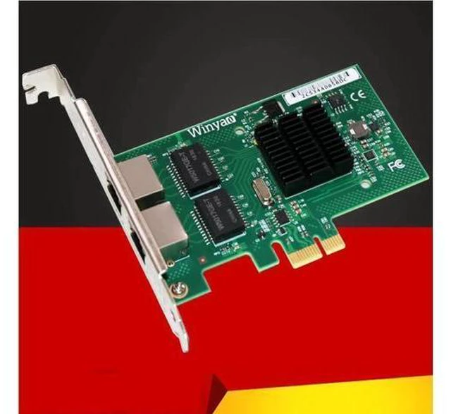Alt view image 12 of 12 - PC Computer Gigabit Ethernet PCI Express PCI-E Network Controller Card 10/100/1000Mbps RJ45 Lan Adapter Converter ISCSI BCM5709C
