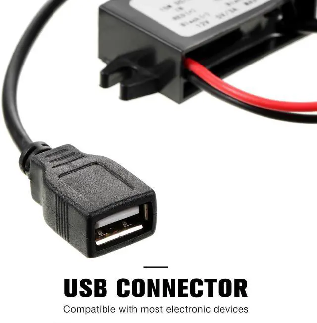 Alt view image 11 of 12 - 1 Piece 12v to 5v Dc Converter Buck Module USB Output Power Adapter Dc Car Power Converter Regulator