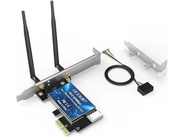 Alt view image 9 of 14 - 600Mbps WIFI PCI Express Network Card 2.4G/5GHz Wireless WiFi Bluetooth PCI-E LAN Card 802.11 ac/b/g/n Adapter For Computer