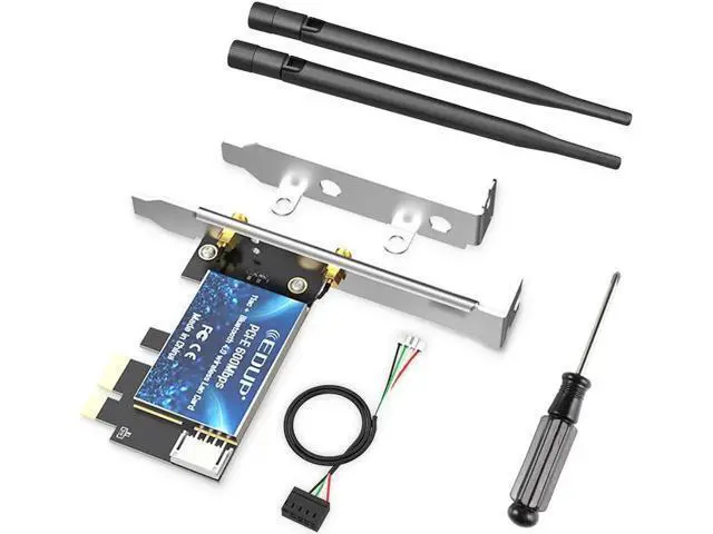 Alt view image 11 of 14 - 600Mbps WIFI PCI Express Network Card 2.4G/5GHz Wireless WiFi Bluetooth PCI-E LAN Card 802.11 ac/b/g/n Adapter For Computer