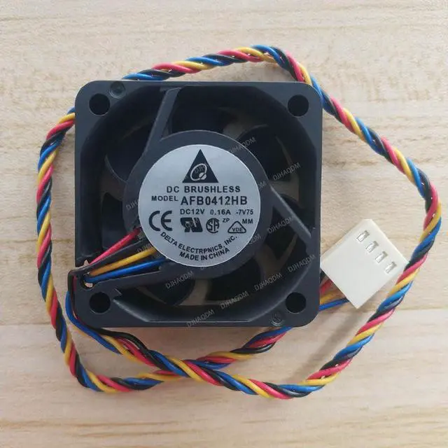 Alt view image 6 of 10 - Compatible for Delta AFB0412HB 12V 0.16A 4cm 4015 4-Wire Cooling Fan
