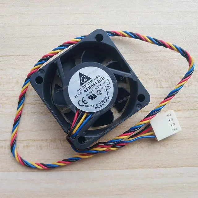 Alt view image 7 of 10 - Compatible for Delta AFB0412HB 12V 0.16A 4cm 4015 4-Wire Cooling Fan