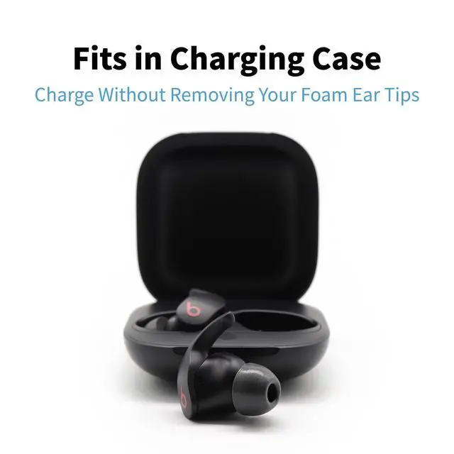 Alt view image 13 of 14 - TW-200-C TrueGrip MAX Memory Foam Ear Tips | For Anker Soundcore, Sennheiser, JBL, SoundPEATS & More, Ultimate Comfort, Superior Noise Isolation, Black, S/M/L (3 Pairs)