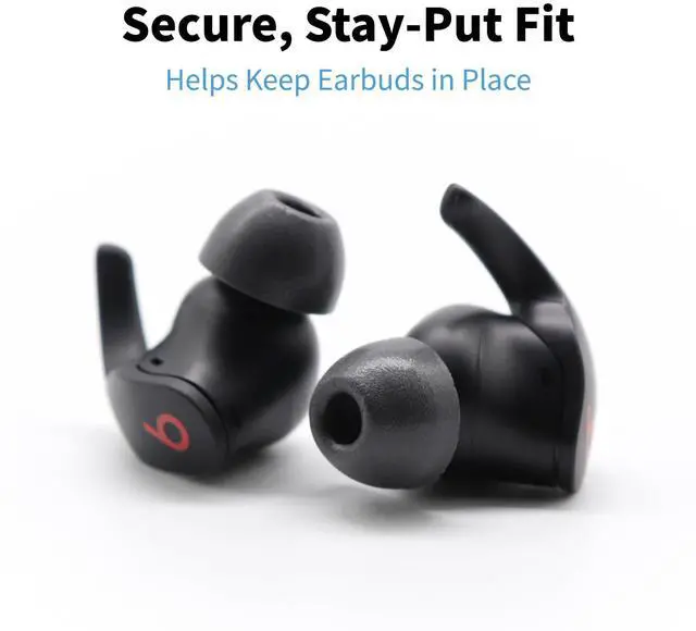 Alt view image 11 of 14 - TW-200-C TrueGrip MAX Memory Foam Ear Tips | For Anker Soundcore, Sennheiser, JBL, SoundPEATS & More, Ultimate Comfort, Superior Noise Isolation, Black, S/M/L (3 Pairs)