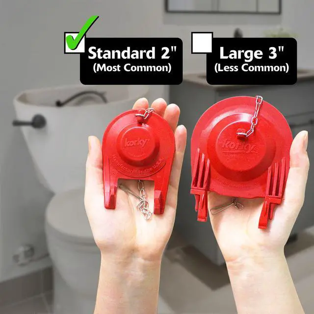 Alt view image 9 of 14 - Standard 2-inch Complete Toilet Repair Kit, Fixes: Running, Noisy, No/Slow Refill, and No/Weak Flush Toilets, Easy to Install, 4010MP