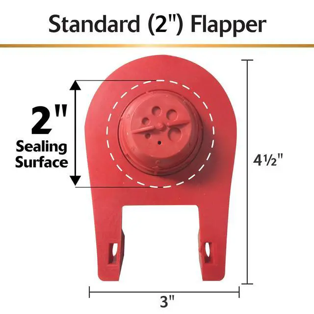 Alt view image 11 of 14 - Standard 2-inch Complete Toilet Repair Kit, Fixes: Running, Noisy, No/Slow Refill, and No/Weak Flush Toilets, Easy to Install, 4010MP