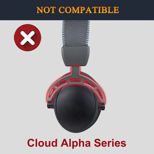 Alt view image 10 of 14 - Mesh Earpads for HyperX Cloud (2/3/3S/1/Pro) - Black | Also for Cloud (Flight/Flight2/Stinger/Stinger2/Stinger 2 Core/Core), CloudX (Stinger/Flight) Headset