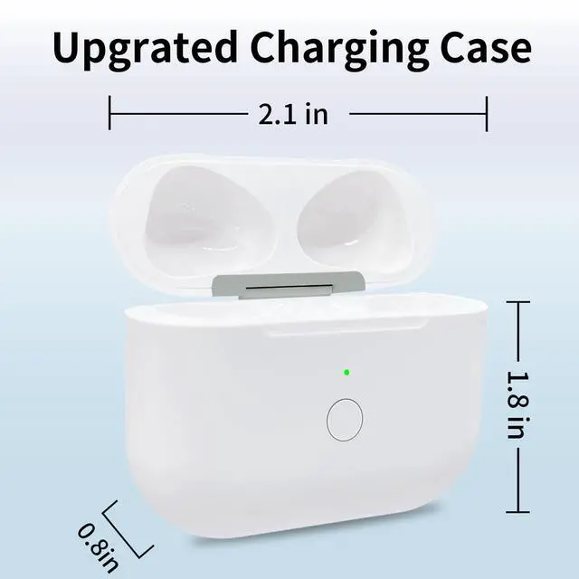 Alt view image 13 of 14 - Replacement Charging Case for AirPods 3 with USB-C & Reset Button