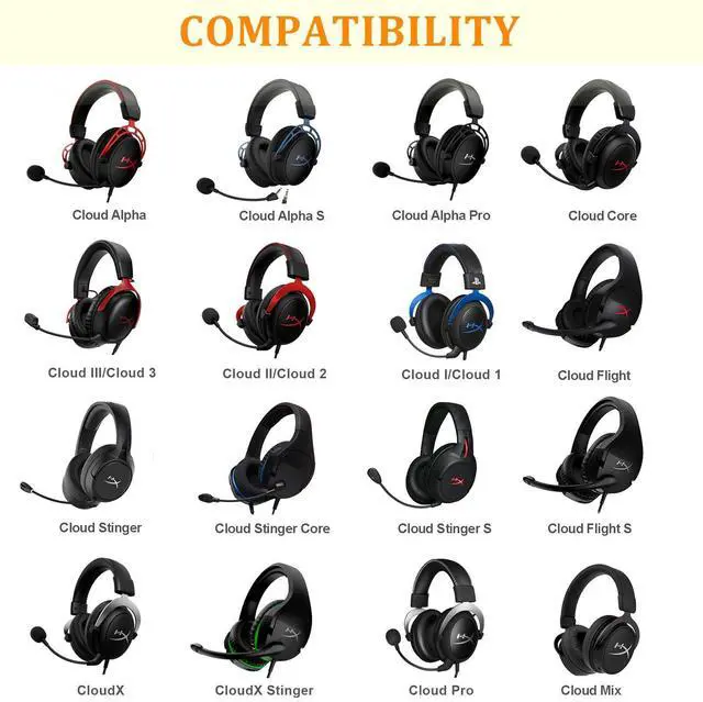 Alt view image 9 of 14 - HyperX Cloud 2 Earpads Cooling Gel Cloud Alpha Ear Cushions Pads, Upgrade Earcups Parts Replacement for HyperX Cloud Stinger/Cloud Flight/CloudX/Cloud II/Cloud III/Cloud Alpha/Cloud Core/Mix Headsets
