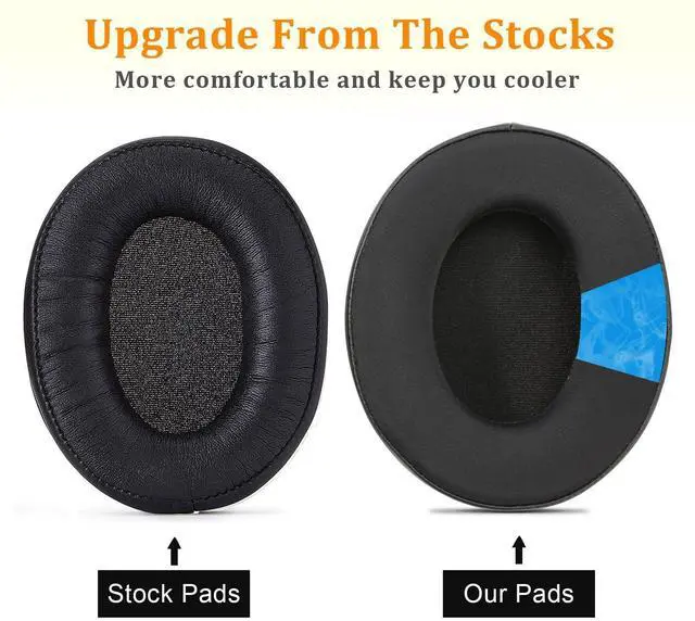 Alt view image 12 of 14 - HyperX Cloud 2 Earpads Cooling Gel Cloud Alpha Ear Cushions Pads, Upgrade Earcups Parts Replacement for HyperX Cloud Stinger/Cloud Flight/CloudX/Cloud II/Cloud III/Cloud Alpha/Cloud Core/Mix Headsets