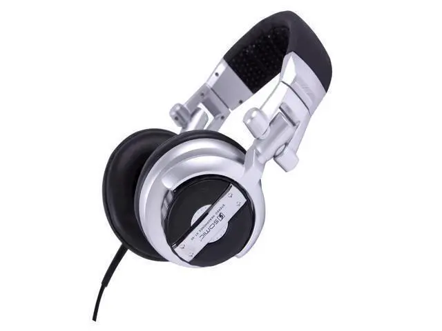 Alt view image 10 of 12 - DJ Headphones Over Ear Headphones for Studio Monitoring and Mixing