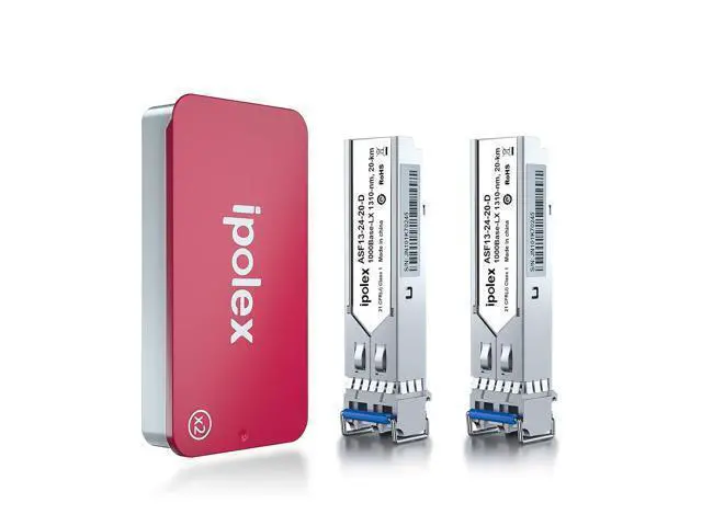 Alt view image 9 of 14 - 2 Pack 1.25G SFP Transceiver and 1 Pack LC to LC Fiber Patch Cable Single Mode Duplex - 5m(16ft) - OS2