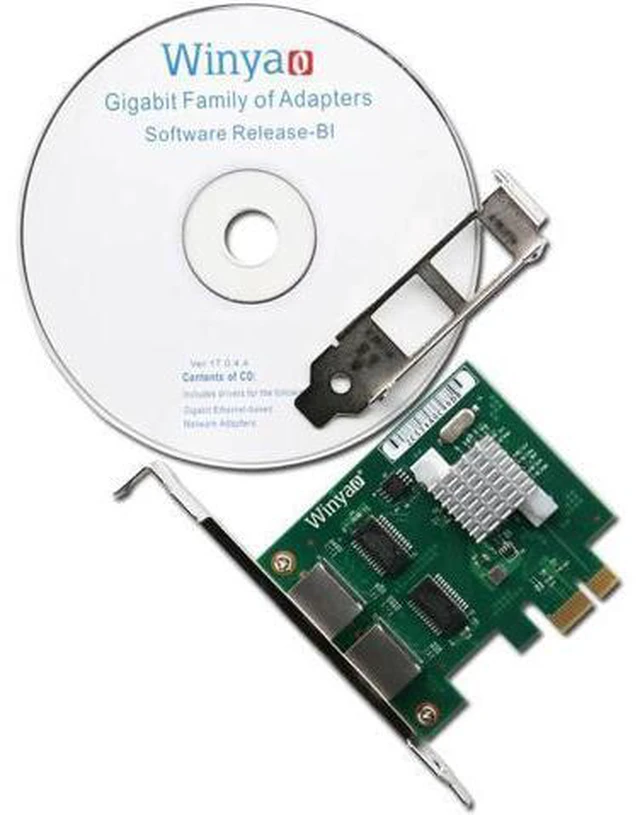 Alt view image 10 of 12 - PCI Express Network Card 10/100/1000Mb 2 Ports RJ45 Network Adapter PCIe PCI-E Gigabit Etherent Network Adapter Lan Card BCM5718