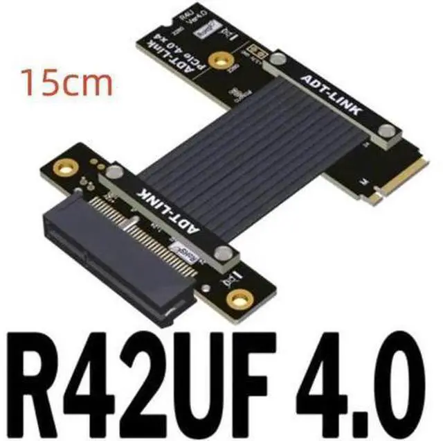Alt view image 7 of 12 - M.2 NVMe To PCIE 4.0 Extender Riser Adapter For PCIe X4 Slot USB, Wireless LAN, SSD, Capture Cards To M.2( SSD, M-key)extension