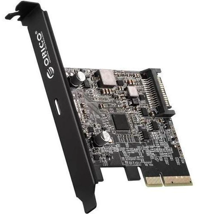 Alt view image 8 of 14 - Type-C USB-C PCI-Express to USB 3.2 20Gbps PCI-E Express Expansion Card Adapter with ASM3242 Chipset for Windows 8/10/Linux