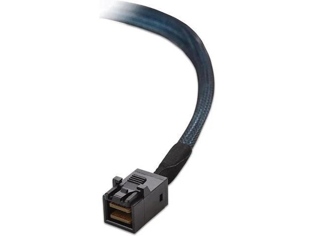 Alt view image 7 of 10 - Aomoproing Internal HD Mini SAS to SATA (SFF-8643 to 4x SATA) Reverse Breakout Cable 3.3 Feet/1mParent