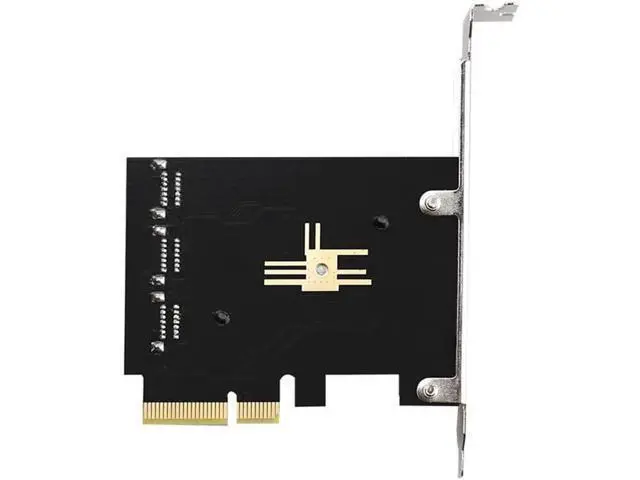 Alt view image 8 of 12 - PCIE PCI-E to 6ports SATA3.0 expansion Card PCI express 4X Gen3 PCI express 6 SATA Adapter SATA3 Converter