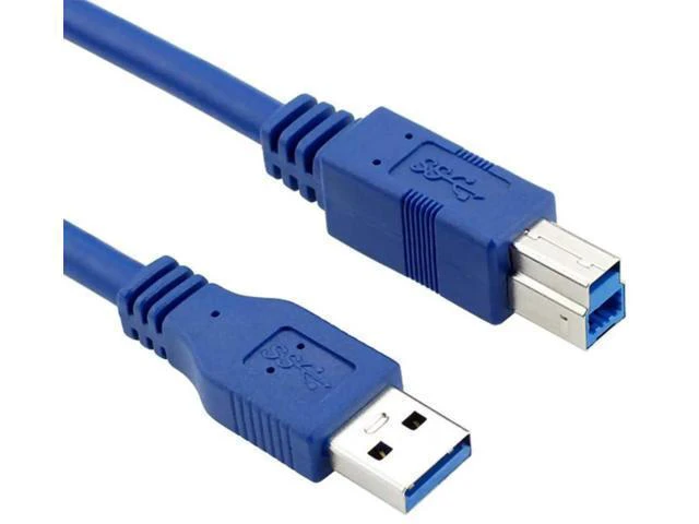 Alt view image 8 of 14 - Aomoproing USB 3.0 Cable - Type A-Male to Type B-Male - 16 Feet (5 Meters) - Round Blue