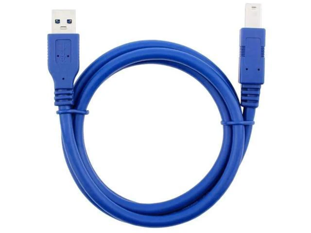 Alt view image 9 of 14 - Aomoproing USB 3.0 Cable - Type A-Male to Type B-Male - 16 Feet (5 Meters) - Round Blue