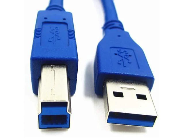 Alt view image 10 of 14 - Aomoproing USB 3.0 Cable - Type A-Male to Type B-Male - 16 Feet (5 Meters) - Round Blue