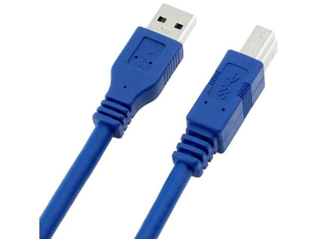 Alt view image 11 of 14 - Aomoproing USB 3.0 Cable - Type A-Male to Type B-Male - 16 Feet (5 Meters) - Round Blue