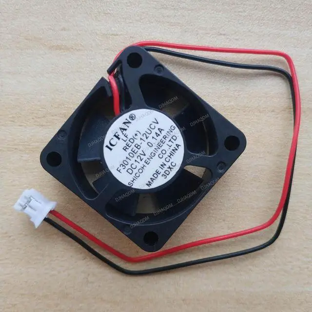 Alt view image 7 of 10 - Compatible for IC-Fan F3010EB-12UCV 12V 0.14A 3cm 2-Wire Cooling Fan