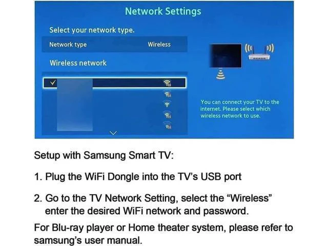 Alt view image 8 of 10 - 300Mbps Dual Band 802.11 a/b/g/n 2.4G/5Ghz Wireless USB TV Network Card Dongle Compatible with Samsung Smart TV Laptop Desktop