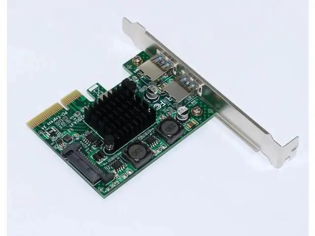 Alt view image 7 of 10 - 3.1 PCI Express Card 2-Ports Superspeed USB 3.1 10Gbps Raiser Adapter PCIE PCI-E 3.0 X4 ASMedia ASM3142 Chipset for Desktop