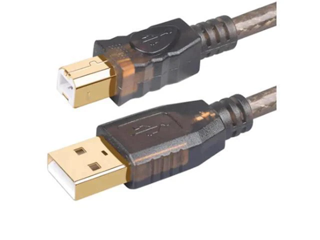 Alt view image 5 of 8 - Aomoproing USB Printer Cable 30FT/10M, USB Type A to USB Type B Male to Male Scanner Active USB 2.0 Cord, High Speed for HP, D.ell, etc, Transparent Black