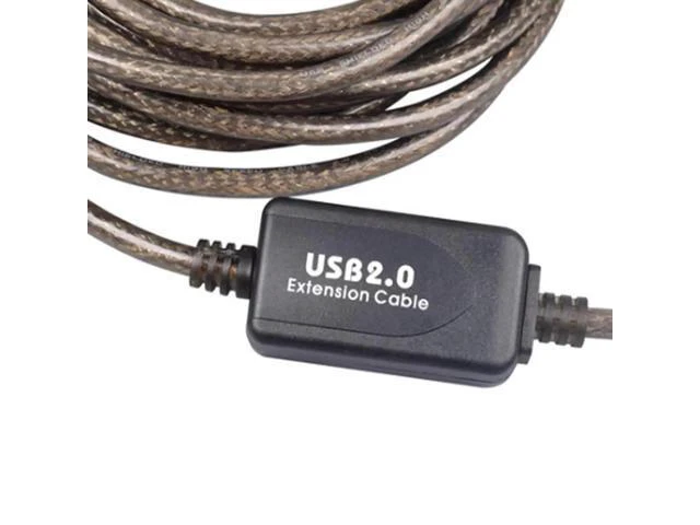 Alt view image 7 of 8 - Aomoproing USB Printer Cable 30FT/10M, USB Type A to USB Type B Male to Male Scanner Active USB 2.0 Cord, High Speed for HP, D.ell, etc, Transparent Black