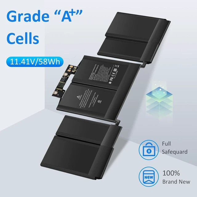 Alt view image 11 of 14 - A1989 A1964 A2251 Laptop Battery for MacBook Pro 13 Inch A1989 Battery (Mid 2019-2018) EMC 3214 3358 3348 MR9Q2LL/A MR9R2LL/A MR9T2LL/A MR9U2LL/A MR9V2LL/A MV962LLA MV972LL/A MV982LL/A MV992LL/A