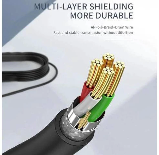 Alt view image 10 of 14 - Aomoproing USB 2.0 Printer Cable to Computer USB Printer Scanner Cable High Speed A Male to B Male Cord Compatible with HP, Epson, Lexmark, Xerox, Samsung (10M)