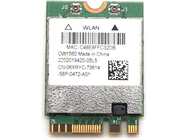 Alt view image 8 of 14 - DW1560 BCM94352Z NGFF M.2 WiFi WLAN Bluetooth 4.0 802.11ac 867Mbps BCM94352 wireless card WLAN