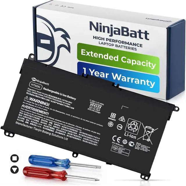 Alt view image 8 of 14 - HT03XL Laptop Battery for HP L11119-855 HW03XL Pavilion 15-DB Series14M-DH0003DX 14M-DH1003DX 15T-CS200 15-DY0013DX 15-DY1023DX 15-DY1751MS 15-CS3073CL
