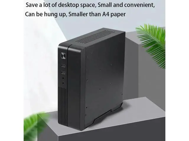 Alt view image 6 of 6 - Mini-ITX Case HTPC Case Industrial Control Case Office Business Case Exquisite and Compact Heat Dissipation Function PC Chassis
