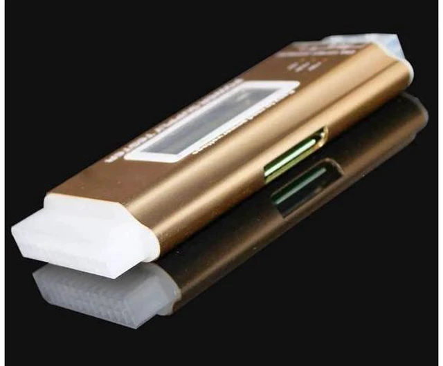 Alt view image 12 of 12 - Aomoproing 20+4 Pin LCD Computer Power Supply Tester for SATA IDE HDD ATX ITX BYI Connectors-Golden