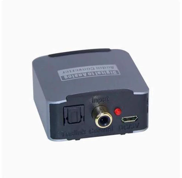 Alt view image 8 of 14 - The digital coaxial audio converter fiber optic is suitable for converting the output audio cable Spdif of Xiaomi TV to analog AUX