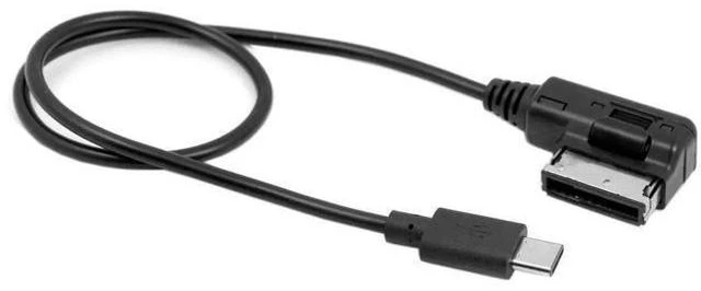 Alt view image 8 of 14 - Aomoproing Media in AMI MDI USB-C USB 3.1 Type-C Charge Adapter Cable for Car VW Audi 2014 A4 A6 Q5 Q7