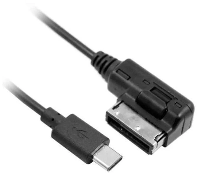Alt view image 12 of 14 - Aomoproing Media in AMI MDI USB-C USB 3.1 Type-C Charge Adapter Cable for Car VW Audi 2014 A4 A6 Q5 Q7